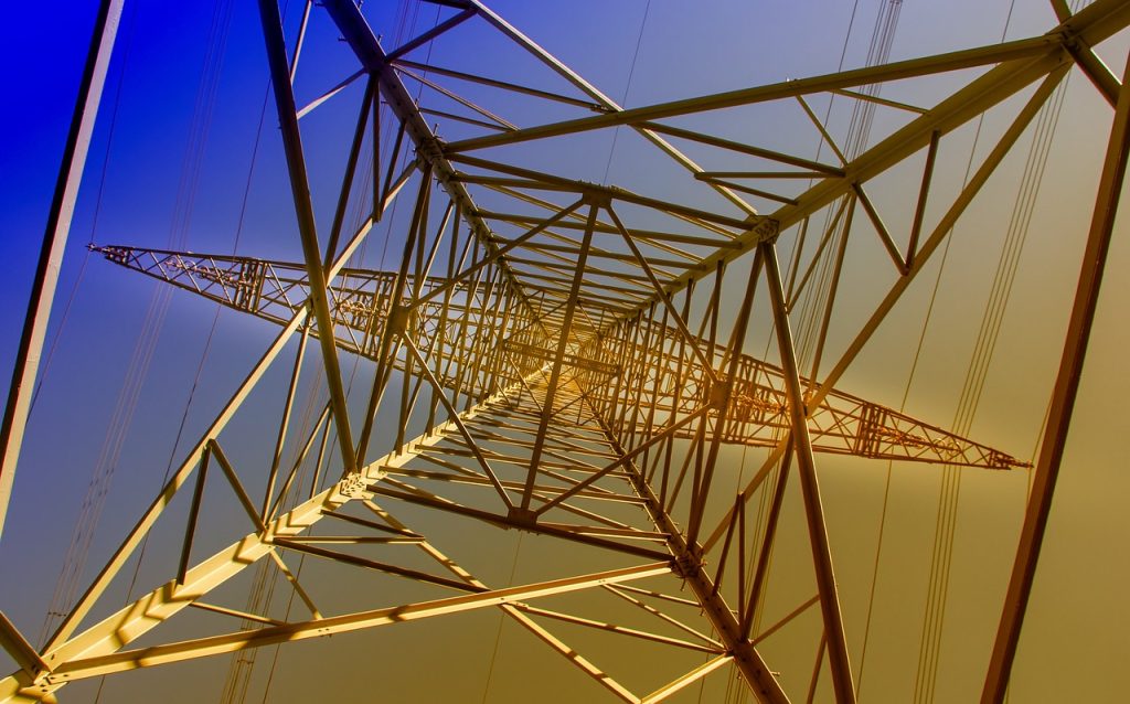 transmission tower, electric tower, electricity pylon